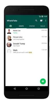 WhatsFake (Fake Chat) android App screenshot 3